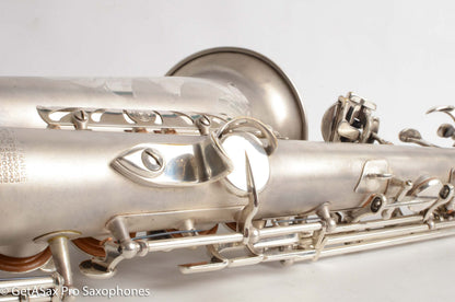 Selmer Mark VI Alto 1962 Original Satin Silver Gorgeous Freshly Overhauled!