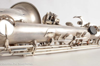 Selmer Mark VI Alto 1962 Original Satin Silver Gorgeous Freshly Overhauled!