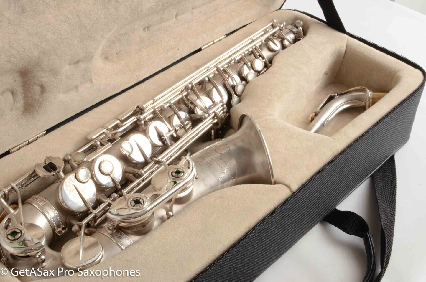 Selmer Mark VI Alto 1962 Original Satin Silver Gorgeous Freshly Overhauled!