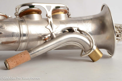 Selmer Mark VI Alto 1962 Original Satin Silver Gorgeous Freshly Overhauled!