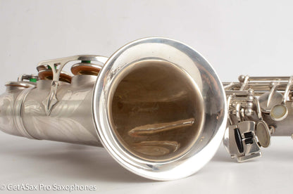 Selmer Mark VI Alto 1962 Original Satin Silver Gorgeous Freshly Overhauled!