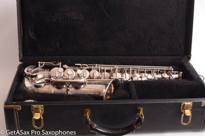 Selmer Mark VI Alto 88079 1960 Silver Plate Very Good Condition Great Deal