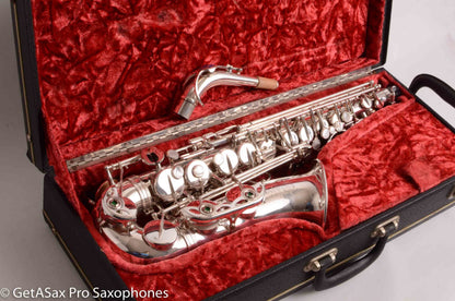 Selmer Mark VI Alto 1967 Original Silver High F# Fresh Overhaul – Exceptional! 151239