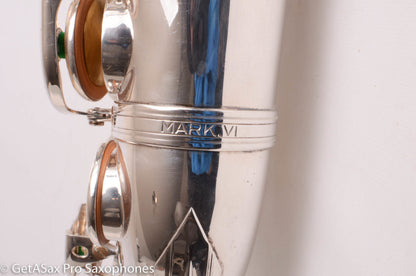 Selmer Mark VI Alto 1967 Original Silver High F# Fresh Overhaul – Exceptional! 151239