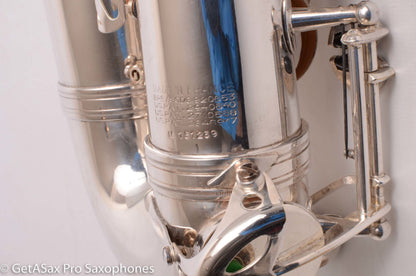 Selmer Mark VI Alto 1967 Original Silver High F# Fresh Overhaul – Exceptional! 151239