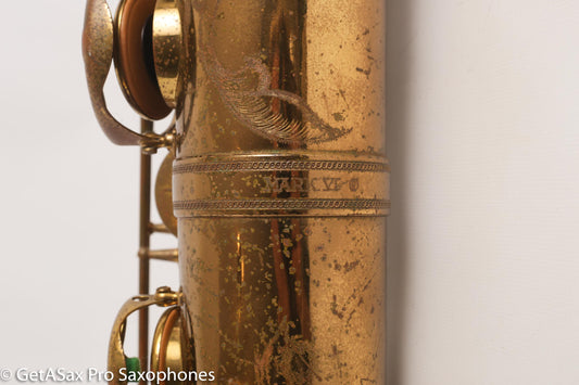 Selmer Mark VI Baritone Original Lacquer 1962 100463 Recent Overhaul Low Bb Great!