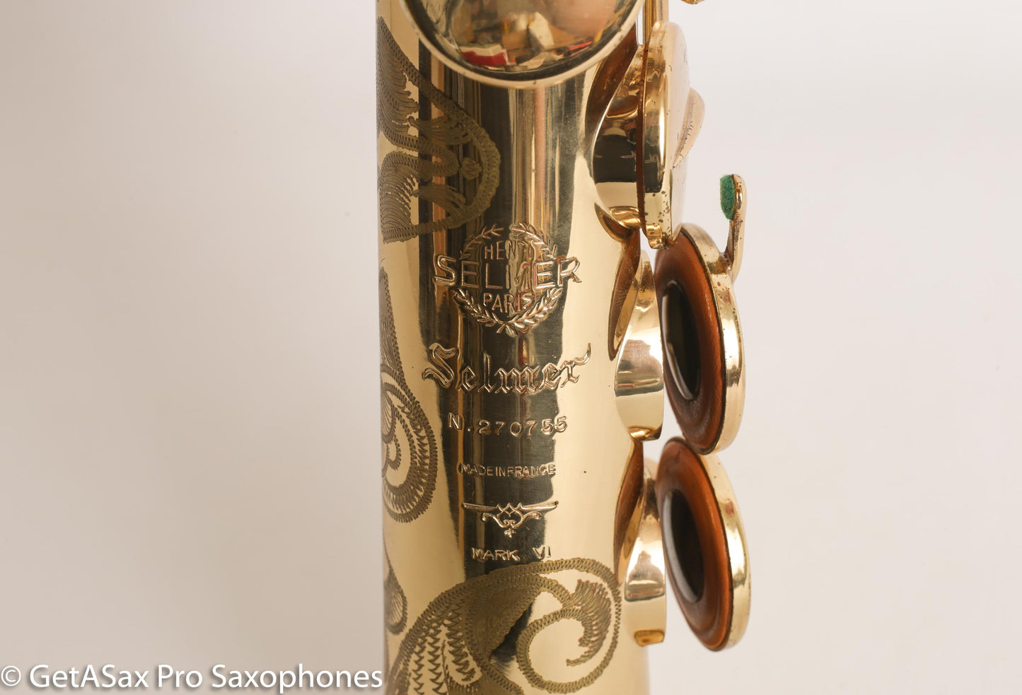 Selmer Mark VI Soprano Original Lacquer Engraved