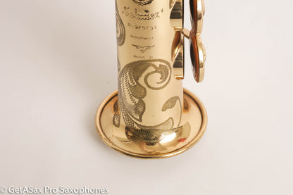 Selmer Mark VI Soprano Original Lacquer Engraved