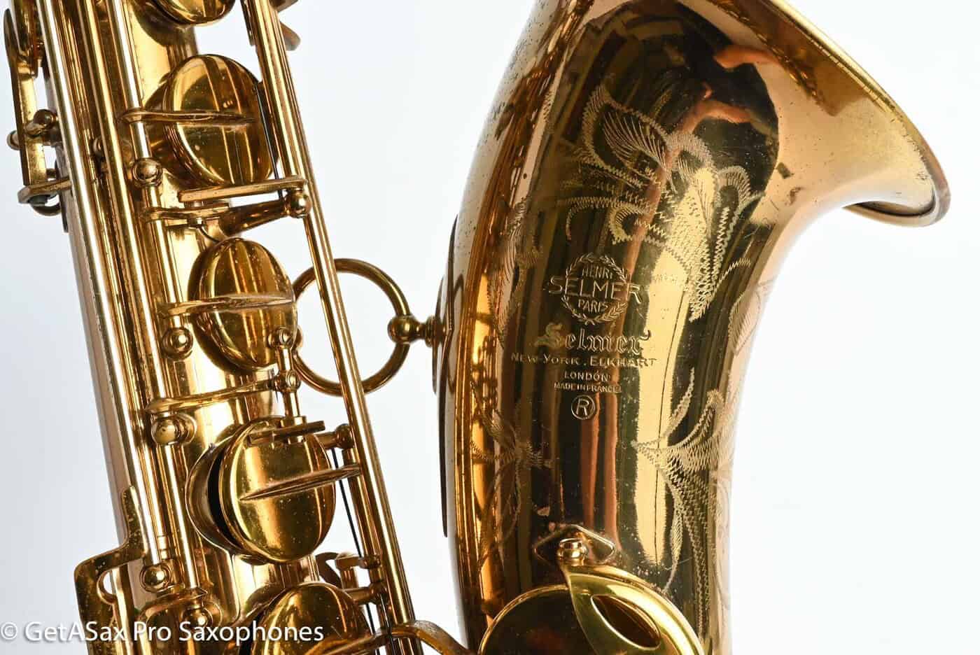 Selmer Mark VI Tenor 1962 Original Lacquer American Engraved Clean