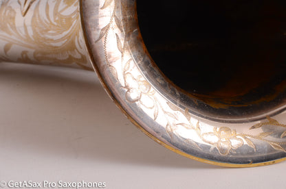 Selmer Mark VI Tenor Old Varitone Fully Engraved + AfterMarket Silver Plate Job Big Player 141570