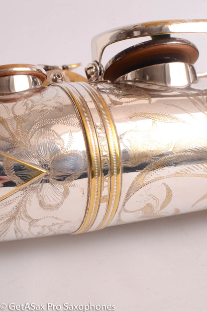Selmer Mark VI Tenor Old Varitone Fully Engraved + AfterMarket Silver Plate Job Big Player 141570