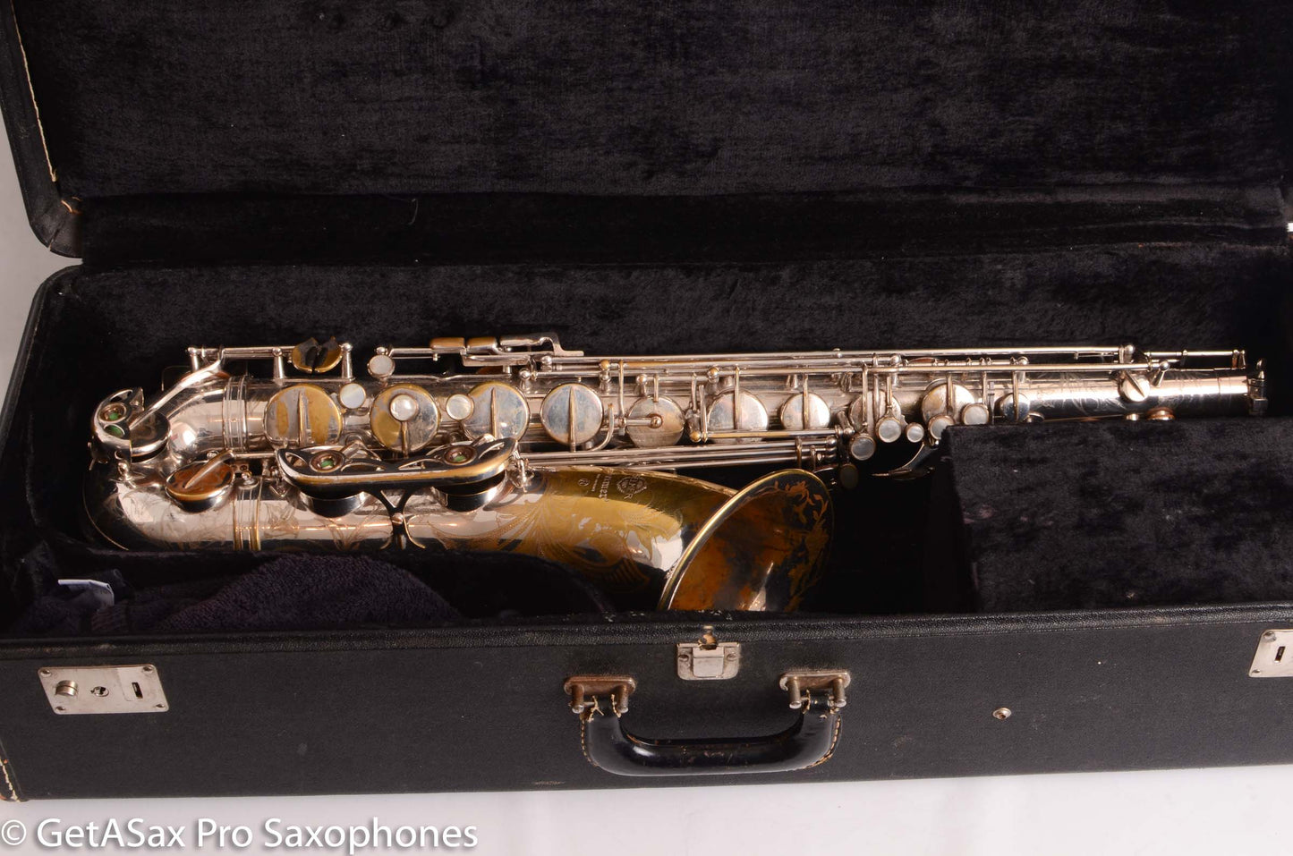 Selmer Mark VI Tenor Old Varitone Fully Engraved + AfterMarket Silver Plate Job Big Player 141570