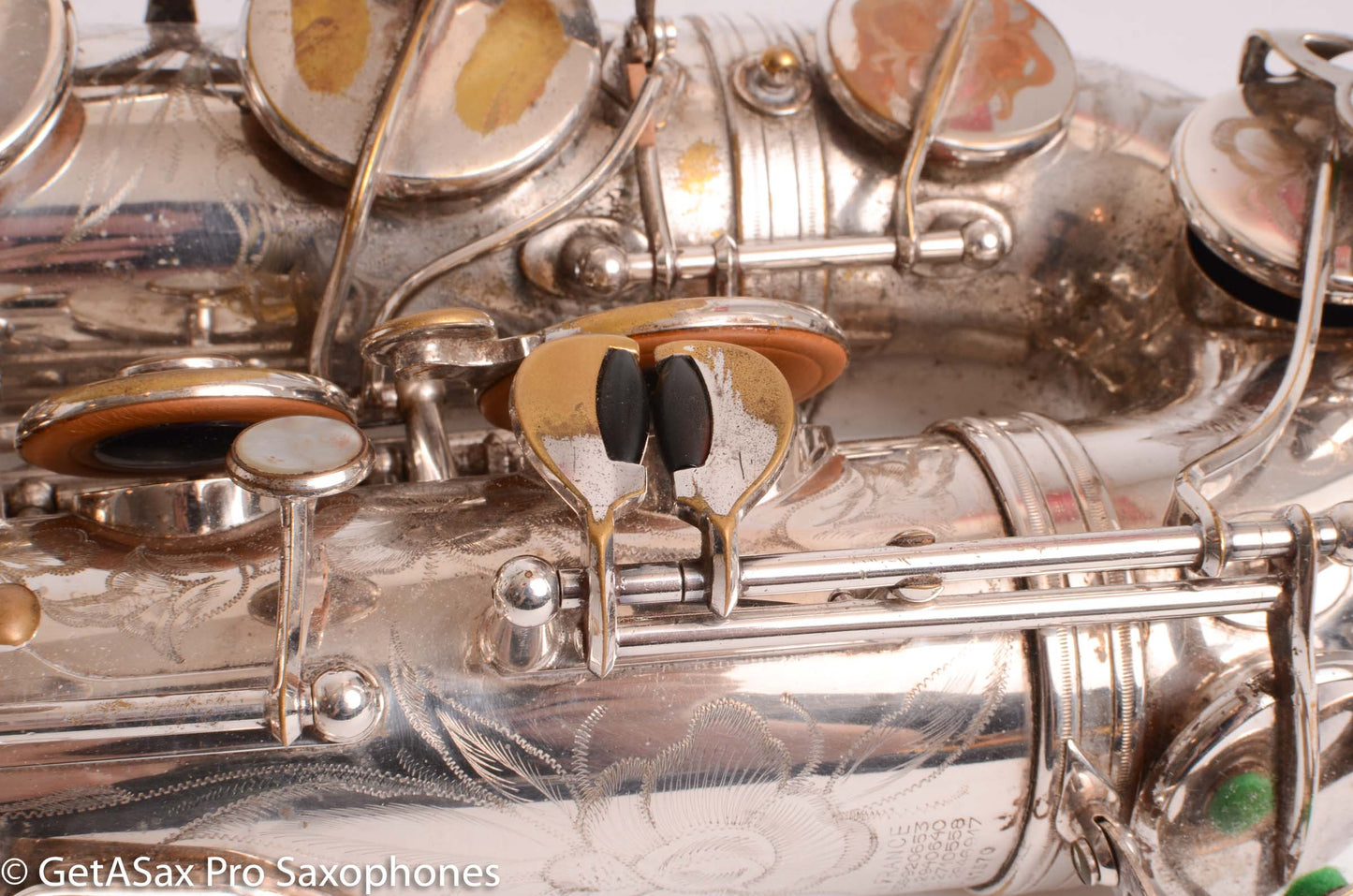 Selmer Mark VI Tenor Old Varitone Fully Engraved + AfterMarket Silver Plate Job Big Player 141570