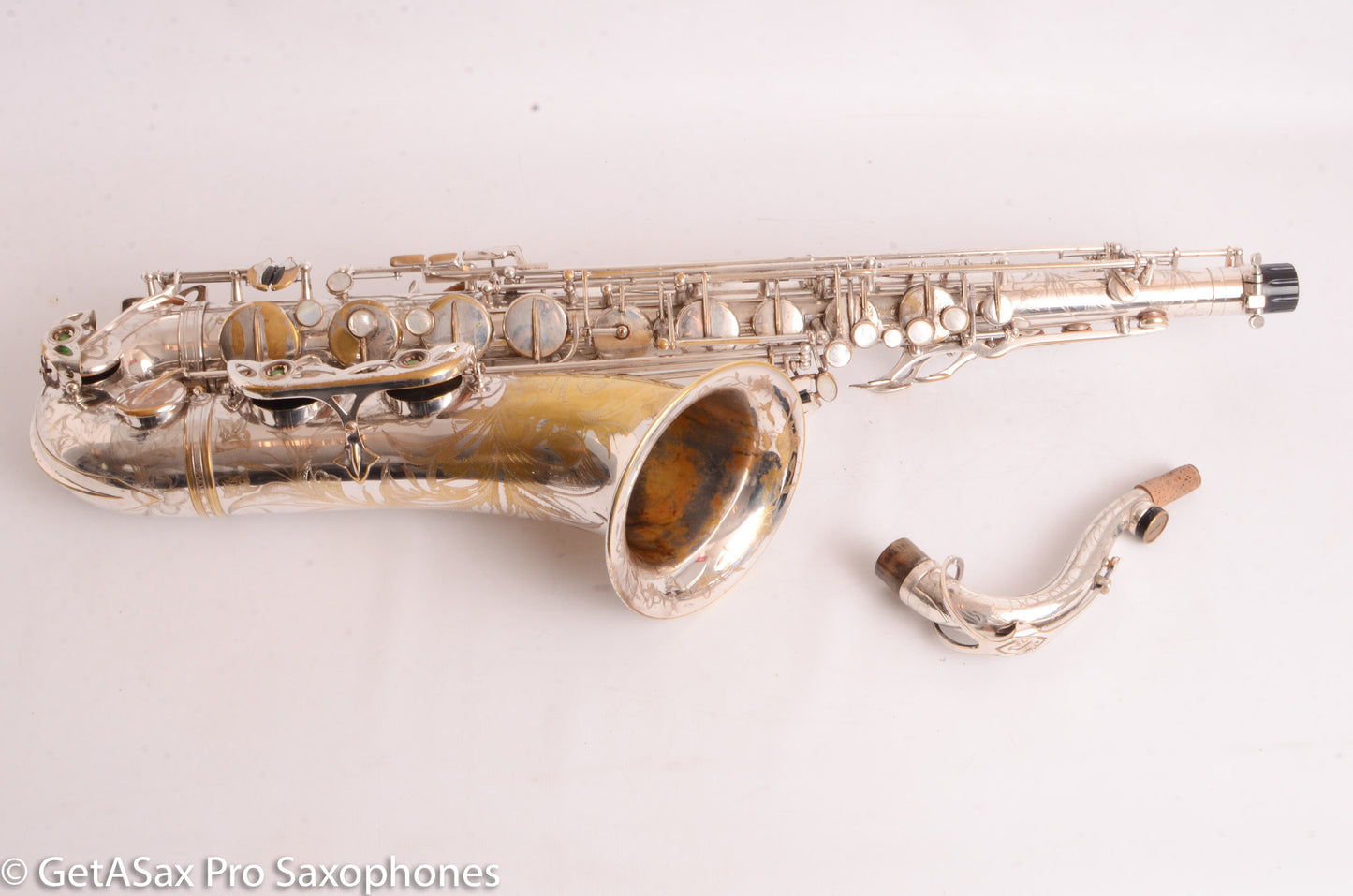 Selmer Mark VI Tenor Old Varitone Fully Engraved + AfterMarket Silver Plate Job Big Player 141570