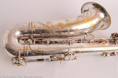 Selmer Mark VI Tenor Old Varitone Fully Engraved + AfterMarket Silver Plate Job Big Player 141570
