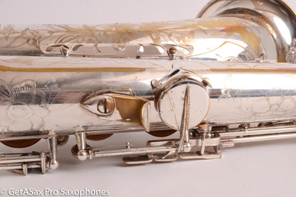 Selmer Mark VI Tenor Old Varitone Fully Engraved + AfterMarket Silver Plate Job Big Player 141570
