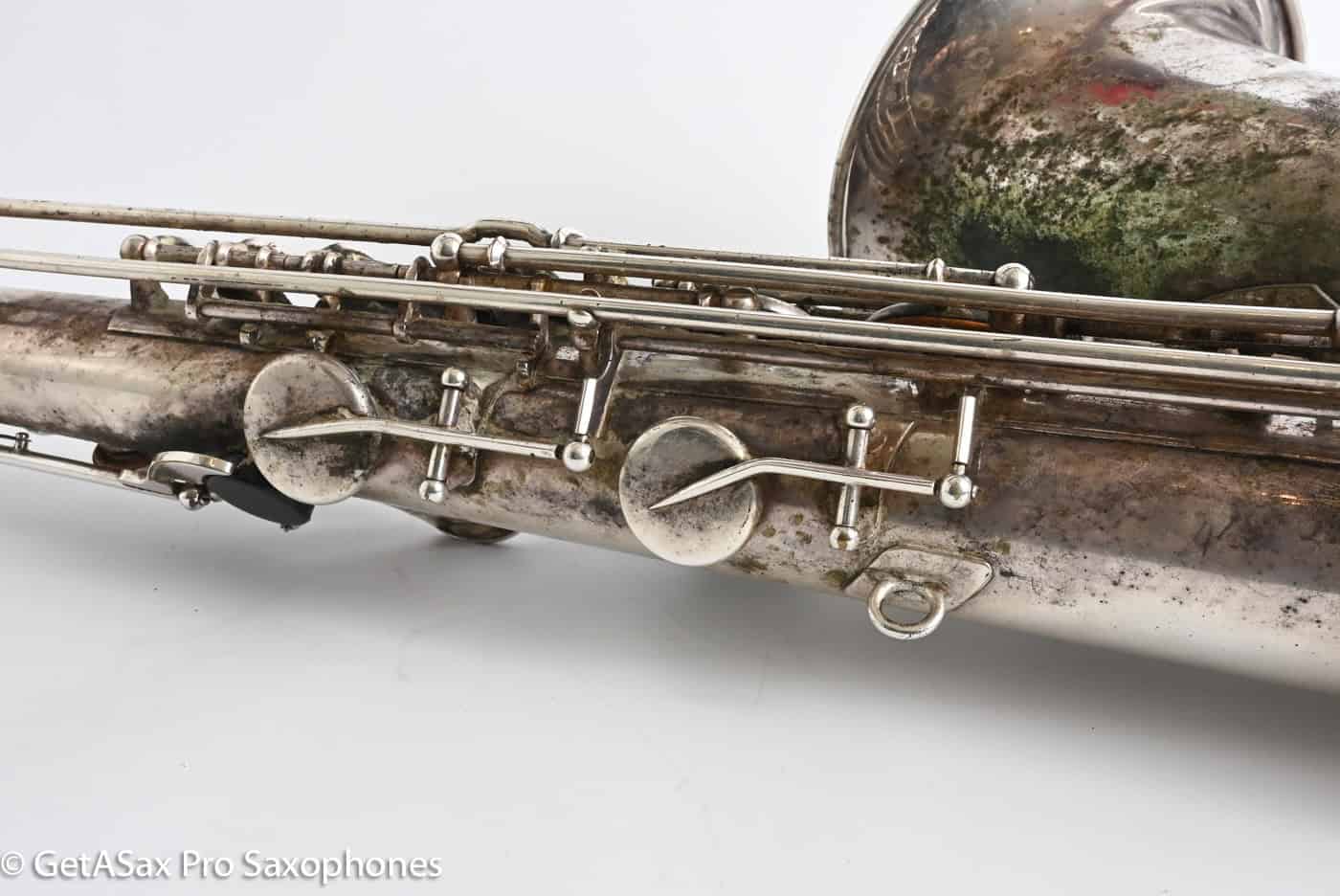Selmer Mark VI Tenor 1968 Replated Silver Plate Needs Overhaul 154776