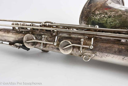 Selmer Mark VI Tenor 1968 Replated Silver Plate Needs Overhaul 154776