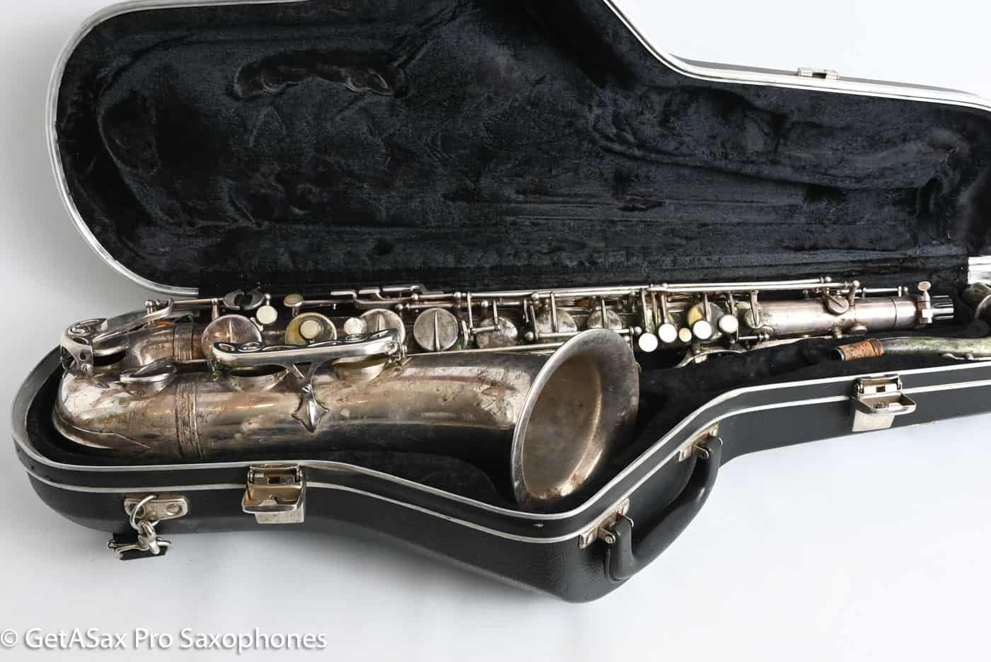 Selmer Mark VI Tenor 1968 Replated Silver Plate Needs Overhaul 154776