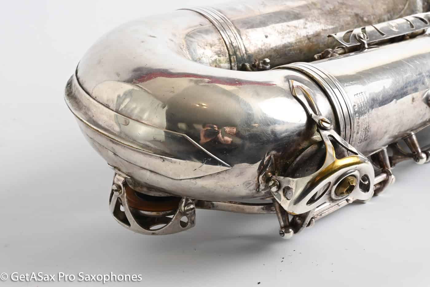 Selmer Mark VI Tenor 1968 Replated Silver Plate Needs Overhaul 154776