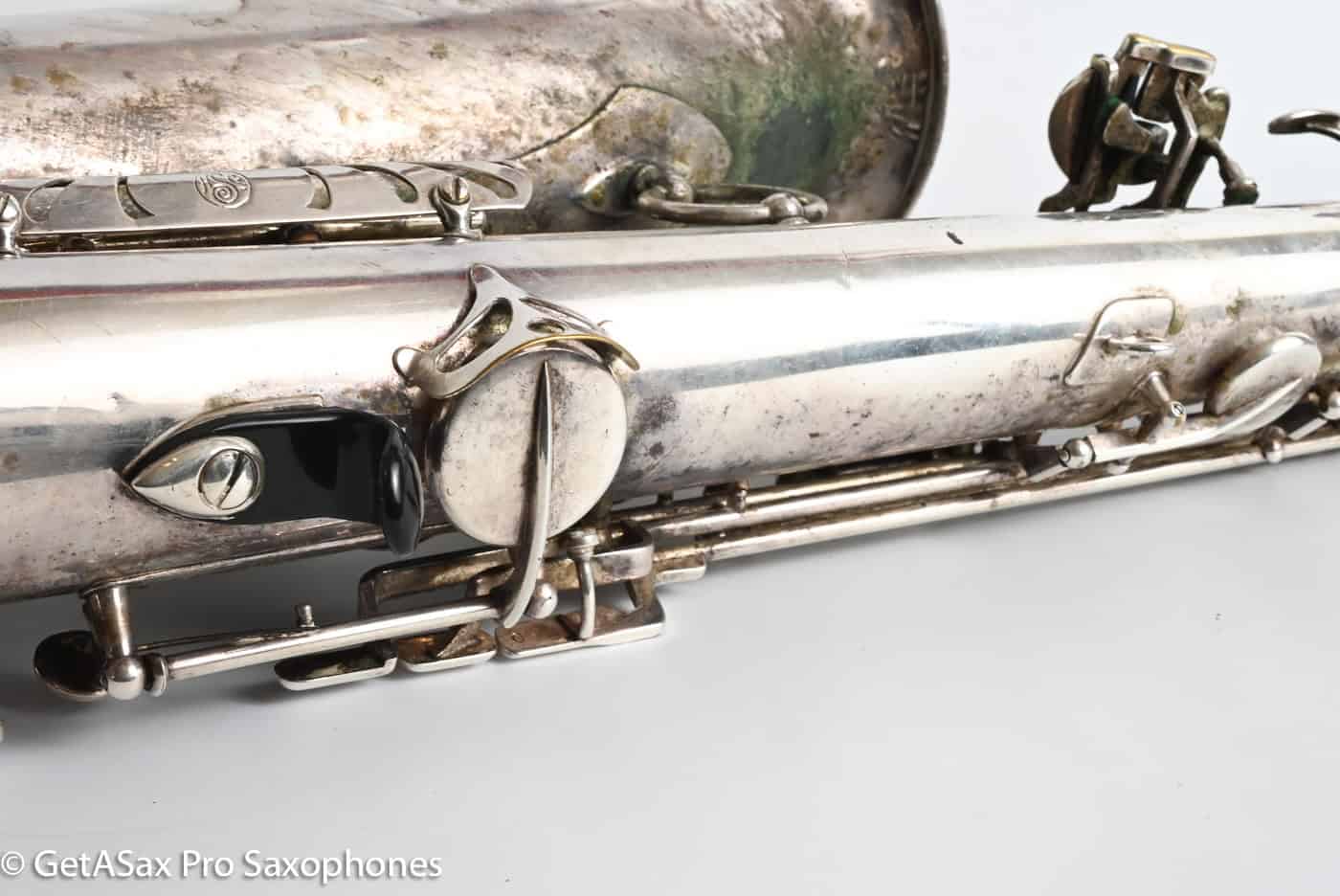 Selmer Mark VI Tenor 1968 Replated Silver Plate Needs Overhaul 154776