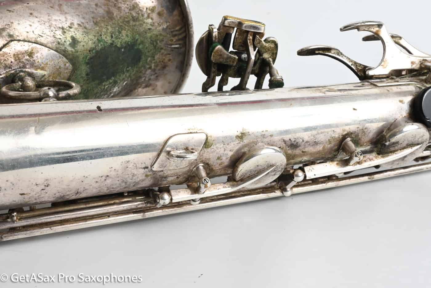 Selmer Mark VI Tenor 1968 Replated Silver Plate Needs Overhaul 154776