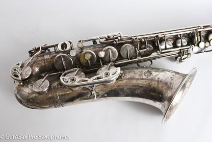 Selmer Mark VI Tenor 1968 Replated Silver Plate Needs Overhaul 154776