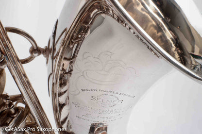 Selmer Mark VI Tenor 1955 Silver Plated Replate Very Good Condition Plays Great 57291