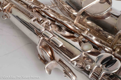 Selmer Mark VI Tenor 1955 Silver Plated Replate Very Good Condition Plays Great 57291