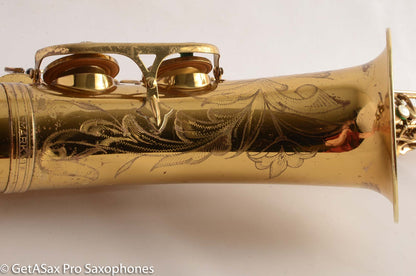 Selmer Mark VI Tenor Saxophone Original Lacquer American Engraved Just Overhauled Plays Effortlessly 195xxx