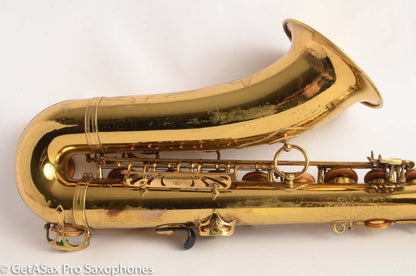 Selmer Mark VI Tenor Saxophone Original Lacquer American Engraved Just Overhauled Plays Effortlessly 195xxx