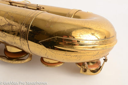 Selmer Mark VI Tenor Saxophone Original Lacquer American Engraved Just Overhauled Plays Effortlessly 195xxx