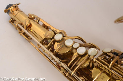 Selmer Mark VI Tenor Saxophone Original Lacquer American Engraved Just Overhauled Plays Effortlessly 195xxx