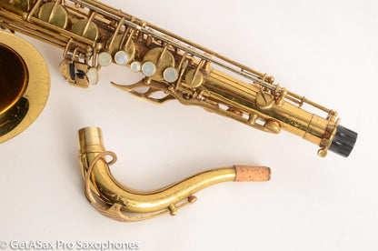 Selmer Mark VI Tenor Saxophone Original Lacquer American Engraved Just Overhauled Plays Effortlessly 195xxx