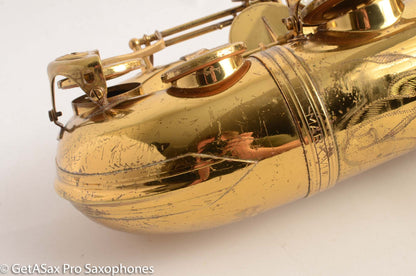 Selmer Mark VI Tenor Saxophone Original Lacquer American Engraved Just Overhauled Plays Effortlessly 195xxx