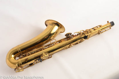 Selmer Mark VI Tenor Saxophone Original Lacquer American Engraved Just Overhauled Plays Effortlessly 195xxx