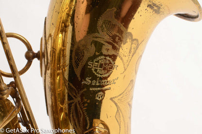 Selmer Mark VI Tenor Saxophone Original Lacquer American Engraved Just Overhauled Plays Effortlessly 195xxx