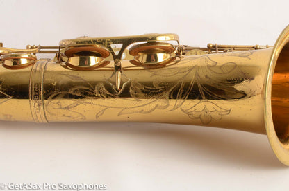 Selmer Mark VI Tenor Saxophone Original Lacquer American Engraved Just Overhauled Plays Effortlessly 195xxx
