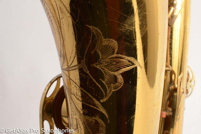 Selmer Mark VI Tenor Saxophone Original Lacquer American Engraved Just Overhauled Plays Effortlessly 195xxx
