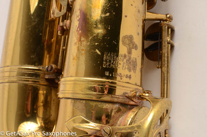 Selmer Mark VI Tenor Saxophone Original Lacquer American Engraved Just Overhauled Plays Effortlessly 195xxx