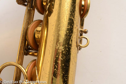 Selmer Mark VI Tenor Saxophone Original Lacquer American Engraved Just Overhauled Plays Effortlessly 195xxx
