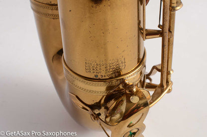 Selmer Mark VI Tenor 1967 Original Lacquer American Engraved 140531 Excellent Condition