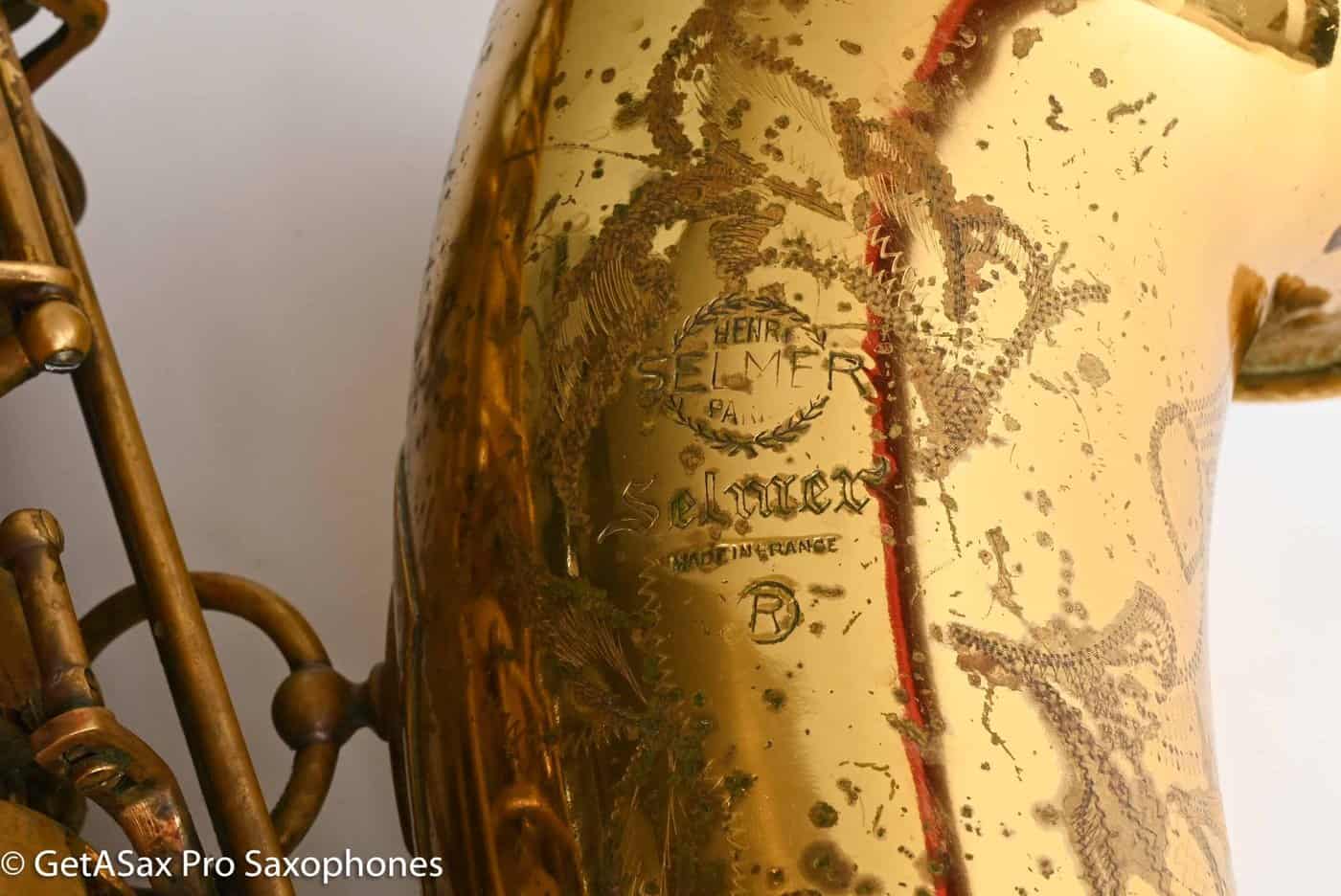 Selmer Mark VI Tenor 1974 Original Lacquer American Engraved 224989