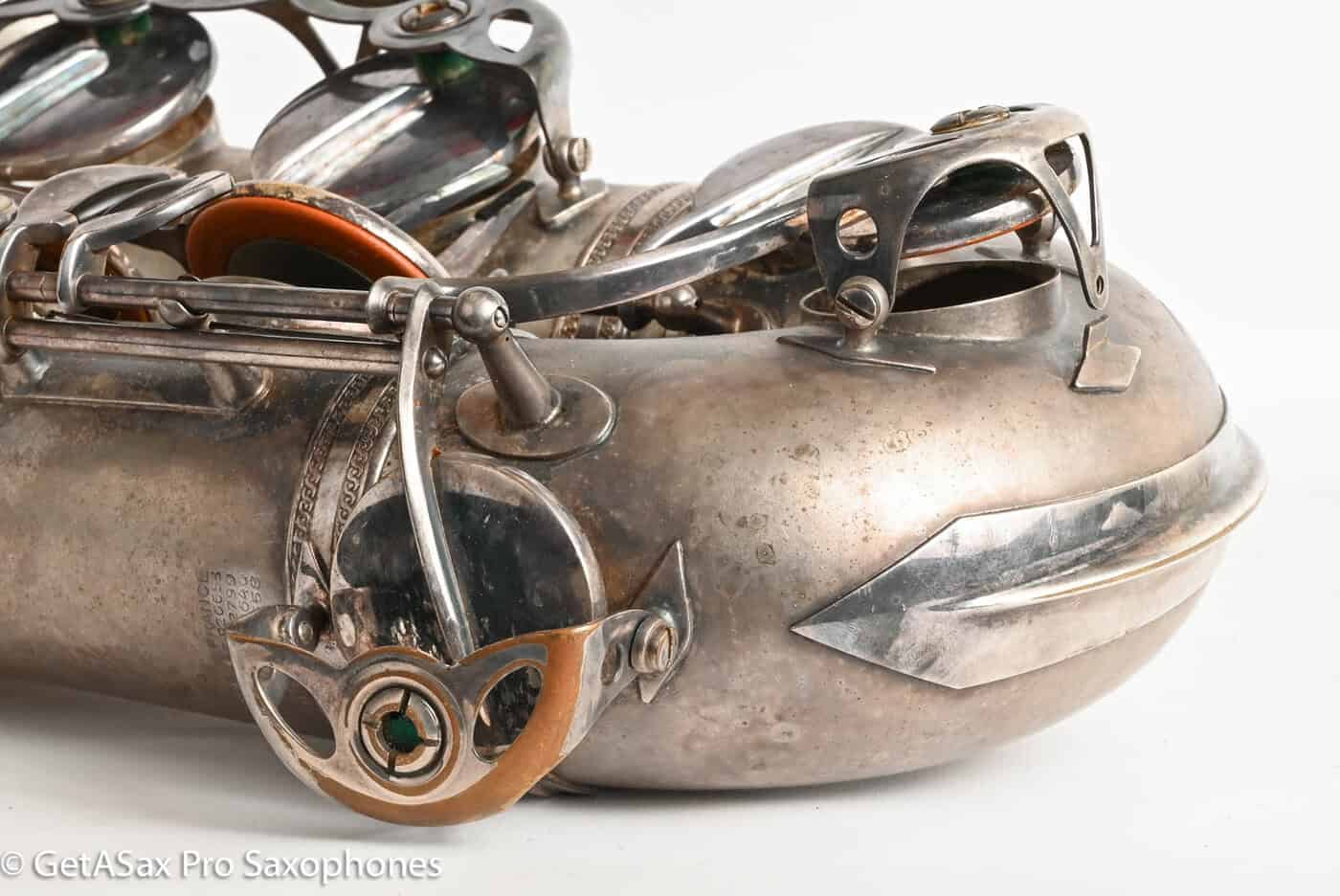 Selmer Mark VI Tenor 1956 Original Satin Silver Getting Overhauled Now Amazing! 63866