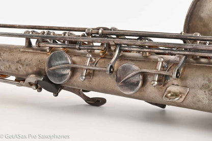 Selmer Mark VI Tenor 1956 Original Satin Silver Getting Overhauled Now Amazing! 63866