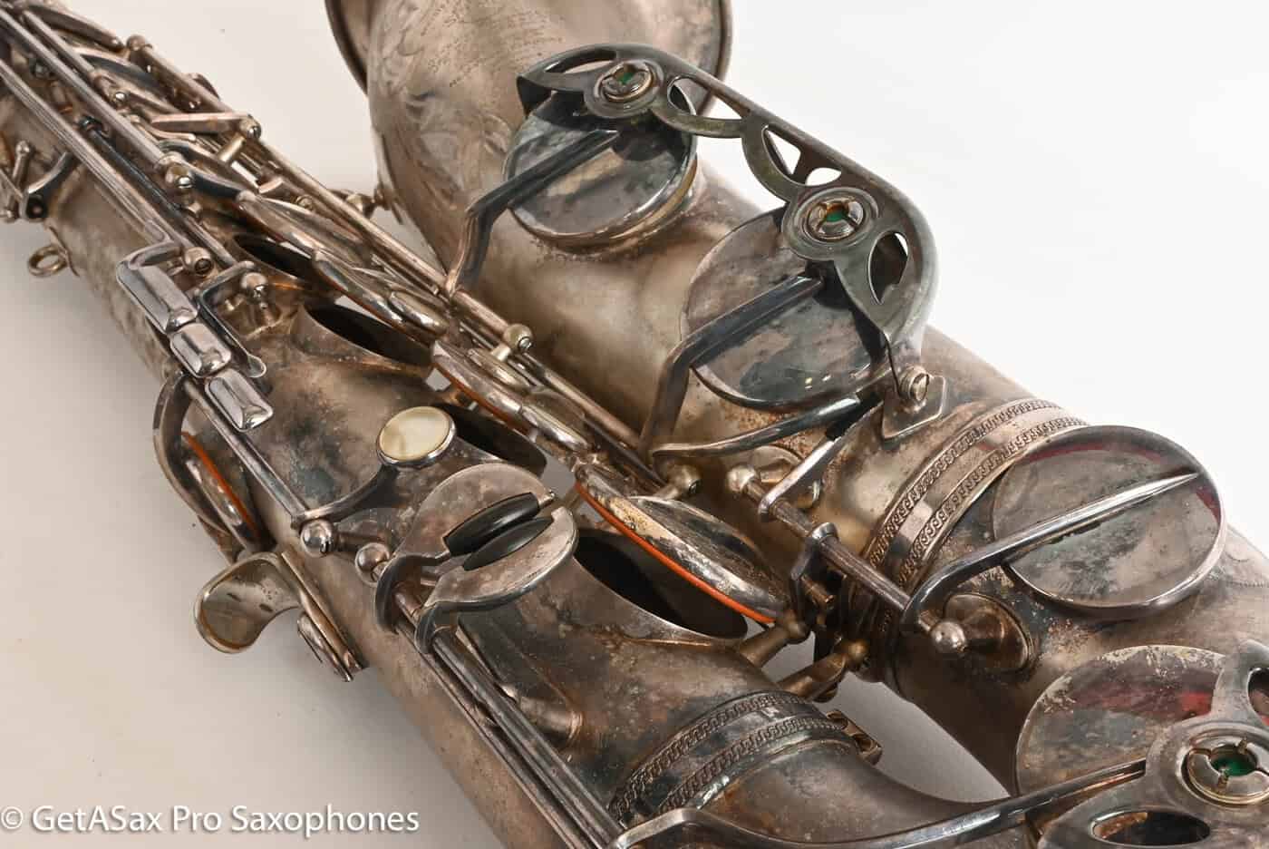 Selmer Mark VI Tenor 1956 Original Satin Silver Getting Overhauled Now Amazing! 63866