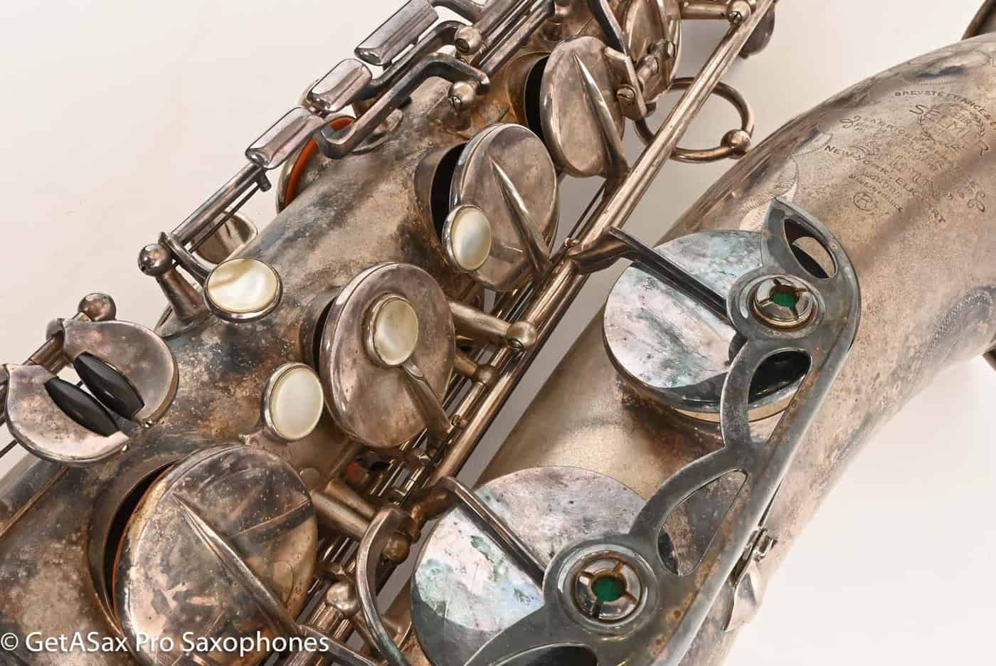 Selmer Mark VI Tenor 1956 Original Satin Silver Getting Overhauled Now Amazing! 63866