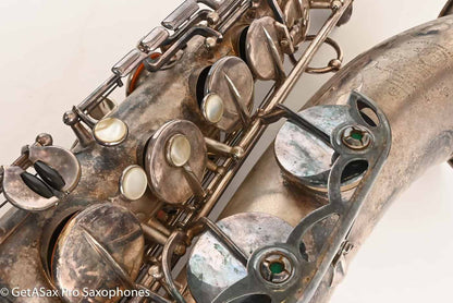 Selmer Mark VI Tenor 1956 Original Satin Silver Getting Overhauled Now Amazing! 63866