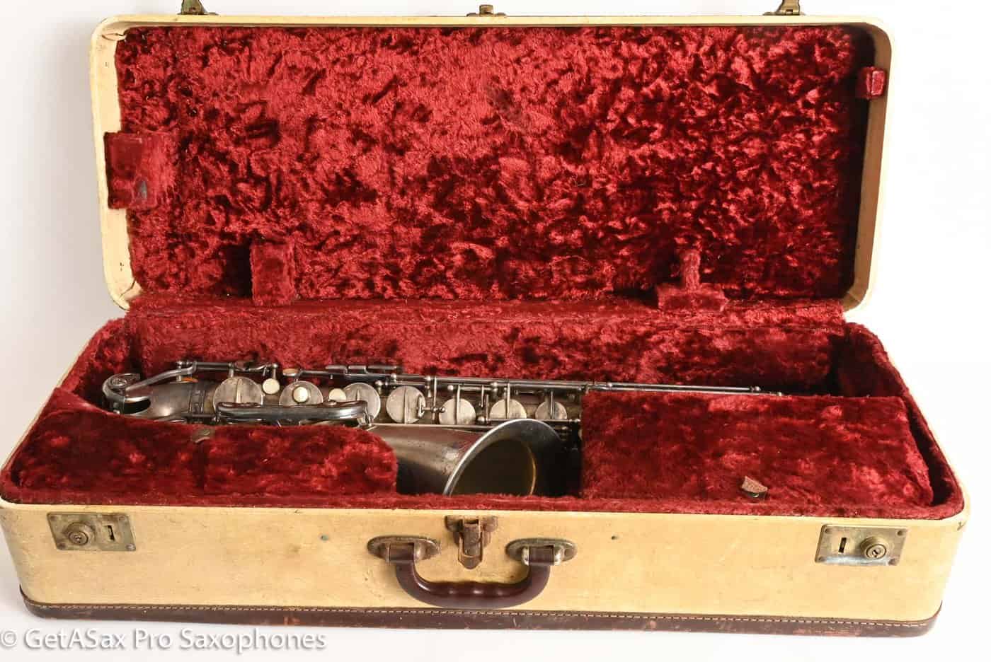 Selmer Mark VI Tenor 1956 Original Satin Silver Getting Overhauled Now Amazing! 63866