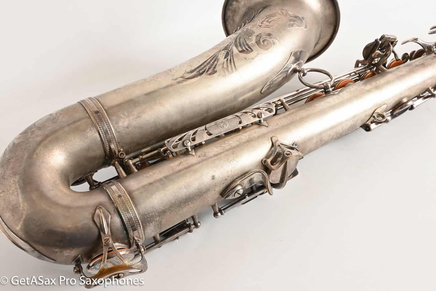Selmer Mark VI Tenor 1956 Original Satin Silver Getting Overhauled Now Amazing! 63866